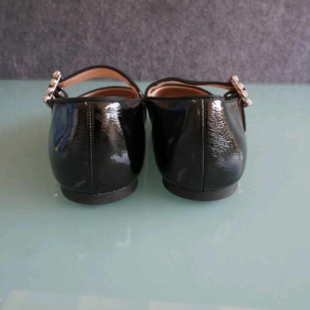 Unisa Vegan Patent Shiny Black Mary Janes NWOT - Picture 7 of 8